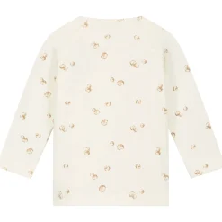 Shirts & Blouses|Shirts & Blouses*Prénatal newborn overslagshirt lange mouwen all over print beige Dark Off-White