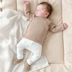 Shirts & Blouses|Shirts & Blouses*Prénatal newborn overslagshirt rib lange mouwen effen taupe Soft Taupe Brown