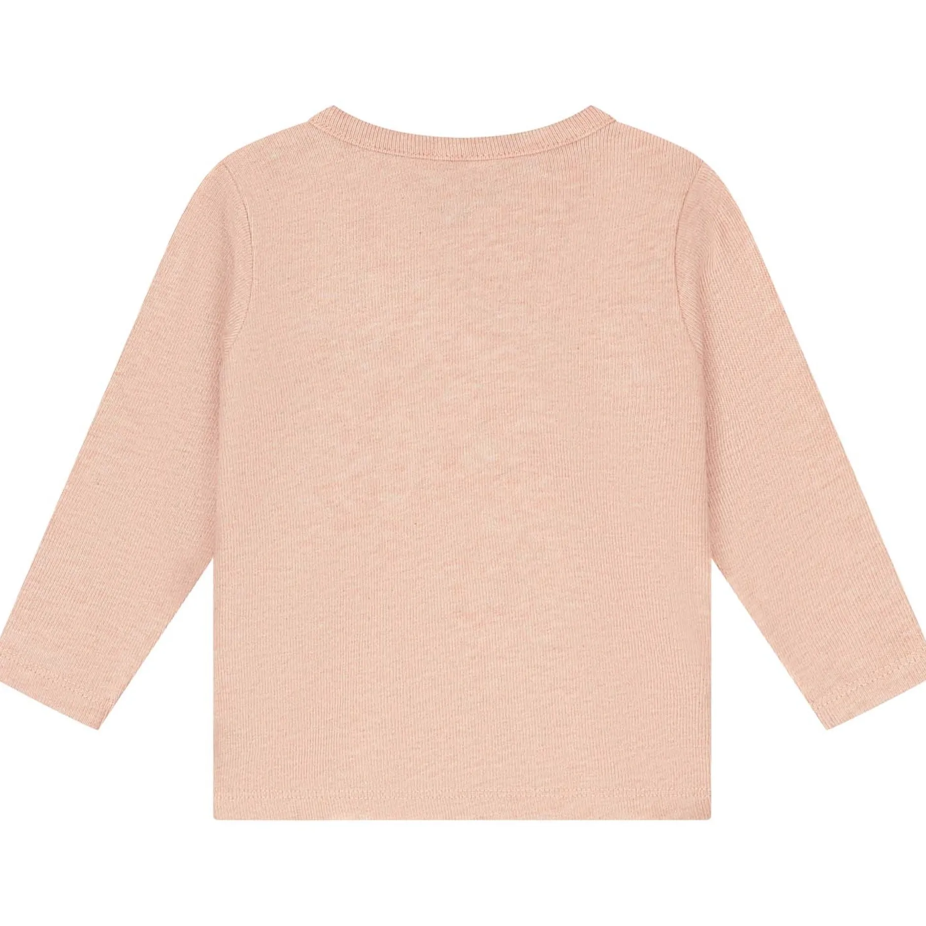 Shirts & Blouses|Shirts & Blouses*Prénatal newborn overslagshirt lange mouwen effen roze Powder Pink