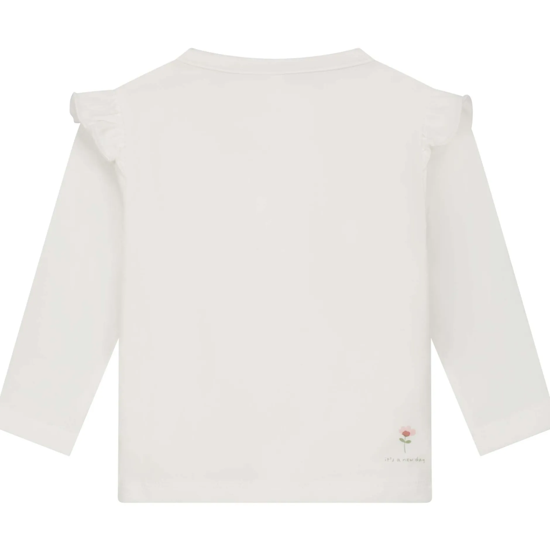 Shirts & Blouses|Shirts & Blouses*Prénatal newborn overslagshirt lange mouwen printopdruk wit Ivory White