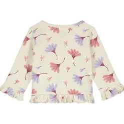 Shirts & Blouses|Shirts & Blouses*Prénatal newborn overslagshirt lange mouwen all over print beige Dark Ecru
