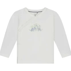 Shirts & Blouses|Shirts & Blouses*Prénatal newborn overslagshirt lange mouwen printopdruk wit Ivory White