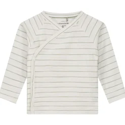 Shirts & Blouses|Shirts & Blouses*Prénatal newborn overslagshirt lange mouwen strepen groen Green Shade