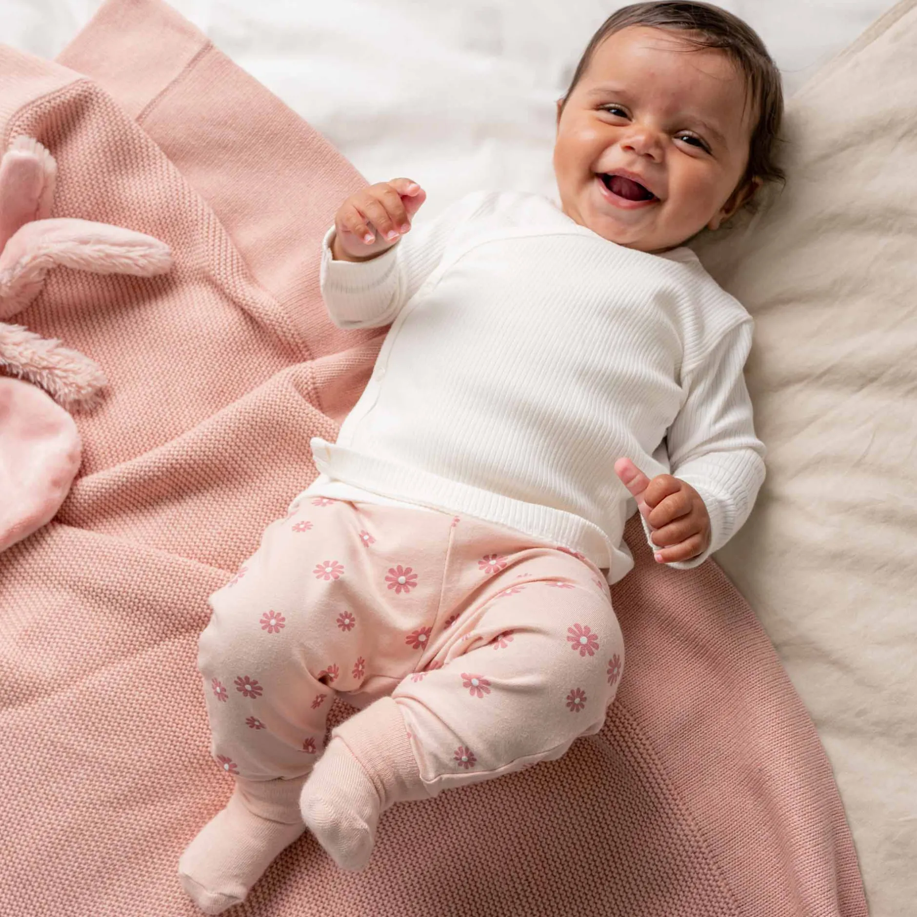 Shirts & Blouses|Shirts & Blouses*Prénatal newborn overslagshirt rib lange mouwen effen wit Ivory White