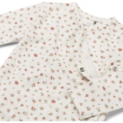 Rompers|Rompers*Prénatal newborn romper lange mouwen all over print roze Powder Pink