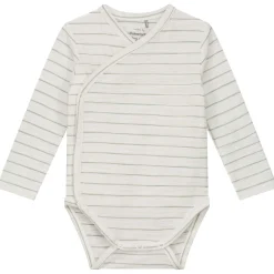 Rompers|Rompers*Prénatal newborn romper lange mouwen strepen groen Green Shade
