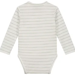 Rompers|Rompers*Prénatal newborn romper lange mouwen strepen groen Green Shade