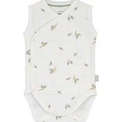 Rompers|Rompers*Prénatal newborn romper Pure mouwloos all over print wit Ivory White