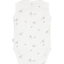 Rompers|Rompers*Prénatal newborn romper Pure mouwloos all over print wit Ivory White