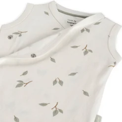 Rompers|Rompers*Prénatal newborn romper Pure mouwloos all over print wit Ivory White