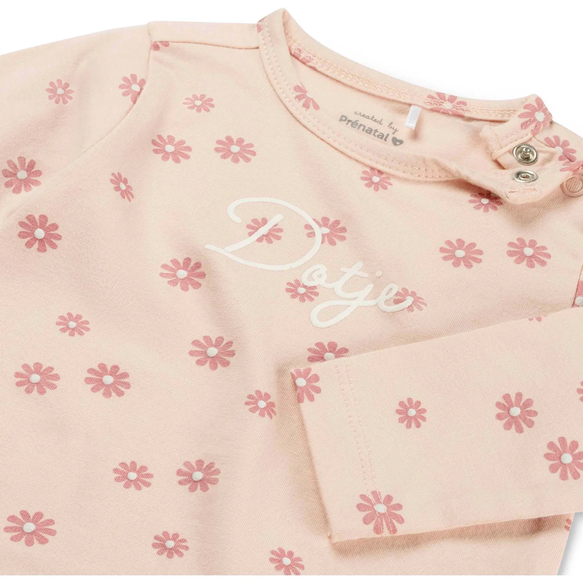 Shirts & Blouses|Shirts & Blouses*Prénatal newborn shirt lange mouwen tekst roze Powder Pink