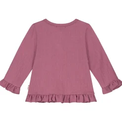 Shirts & Blouses|Shirts & Blouses*Prénatal newborn shirt lange mouwen effen paars Dark Grapepurple