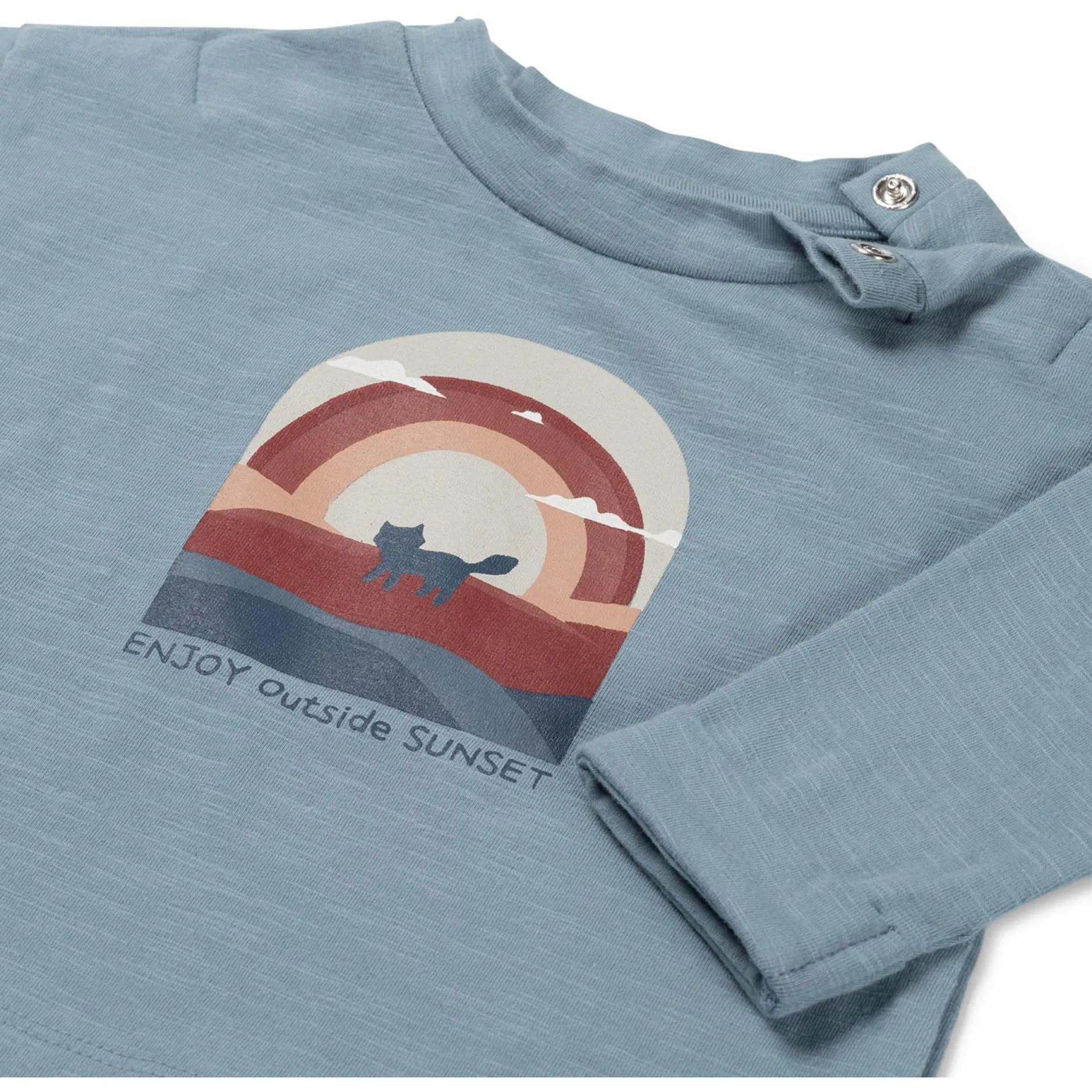 Shirts & Blouses|Shirts & Blouses*Prénatal newborn shirt lange mouwen printopdruk blauw Powder Blue