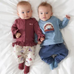 Shirts & Blouses|Shirts & Blouses*Prénatal newborn shirt lange mouwen printopdruk blauw Powder Blue