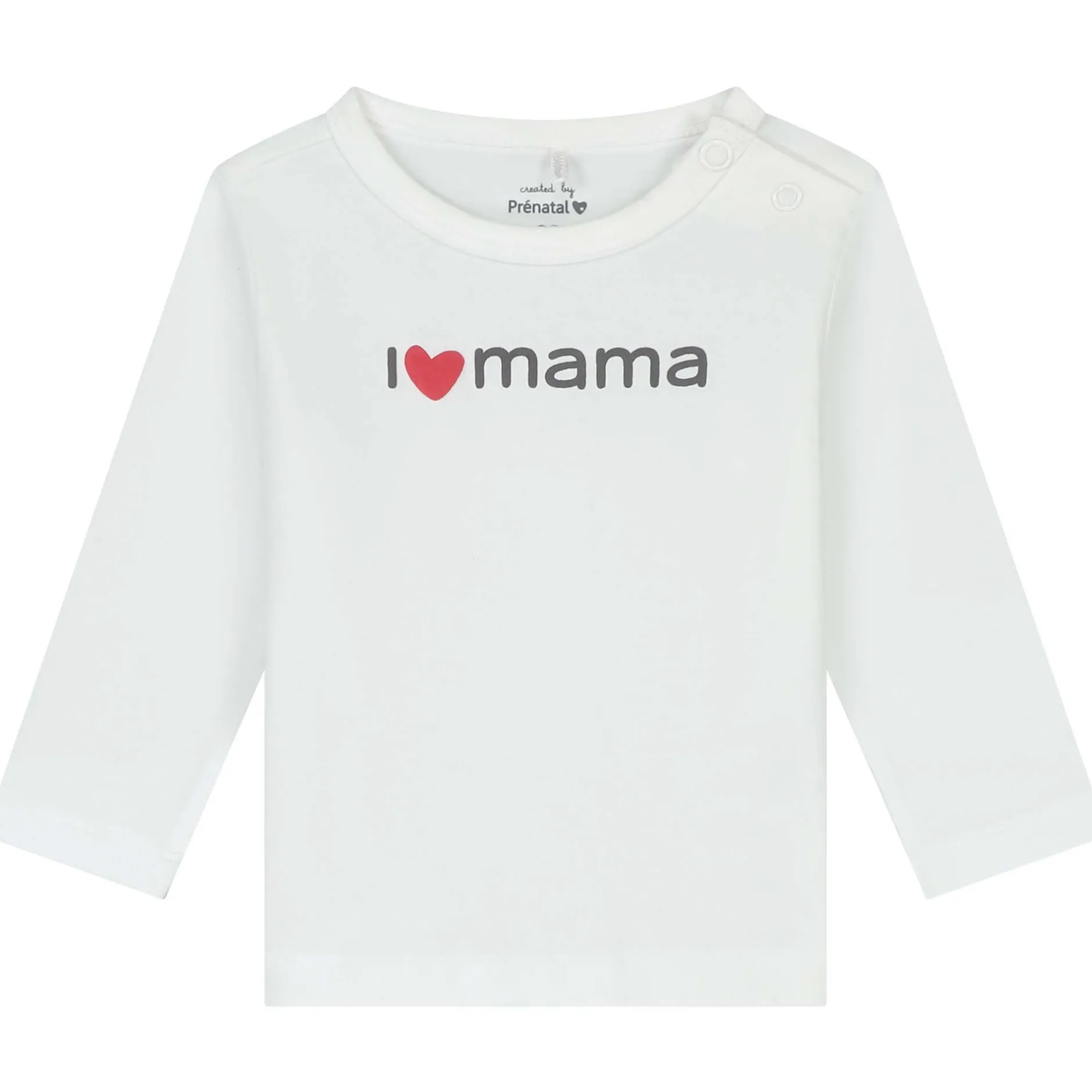 Shirts & Blouses|Shirts & Blouses*Prénatal newborn shirt mama lange mouwen tekst wit Ivory White
