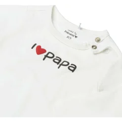 Shirts & Blouses|Shirts & Blouses*Prénatal newborn shirt papa lange mouwen tekst wit Ivory White