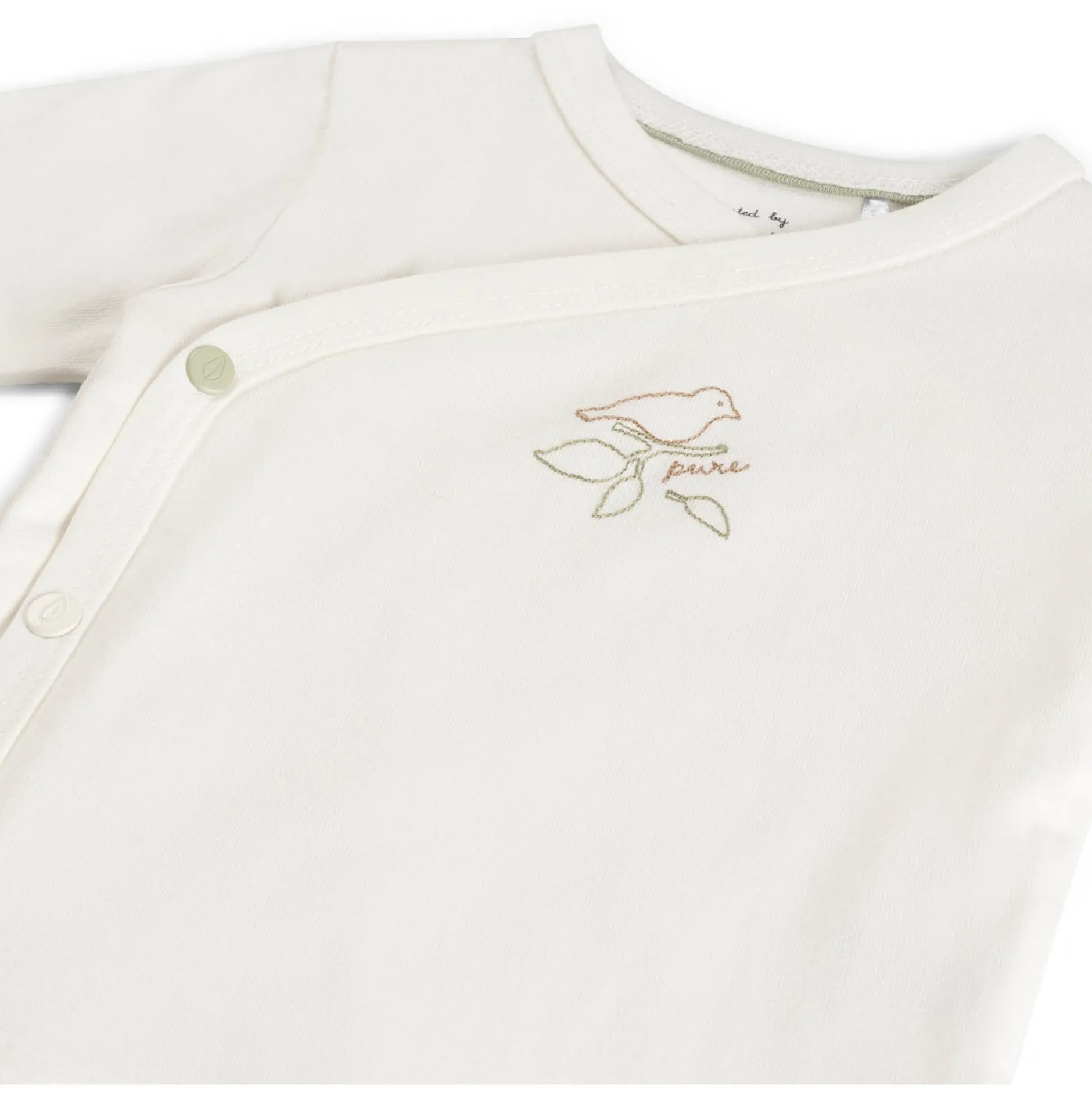 Shirts & Blouses|Shirts & Blouses*Prénatal newborn shirt Pure lange mouwen effen wit Ivory White