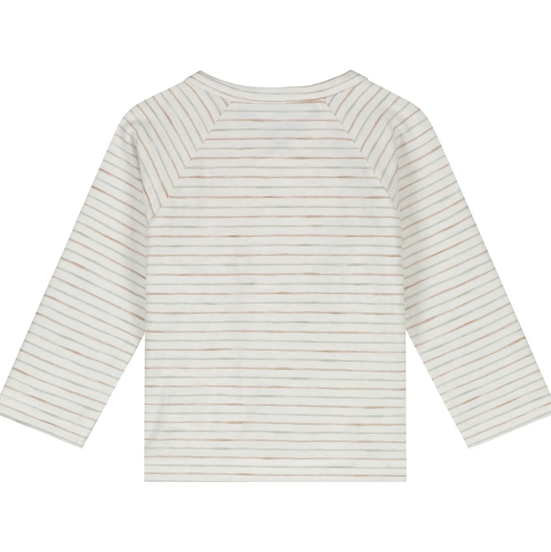 Shirts & Blouses|Shirts & Blouses*Prénatal newborn shirt Pure lange mouwen strepen wit Dark Sand Brown
