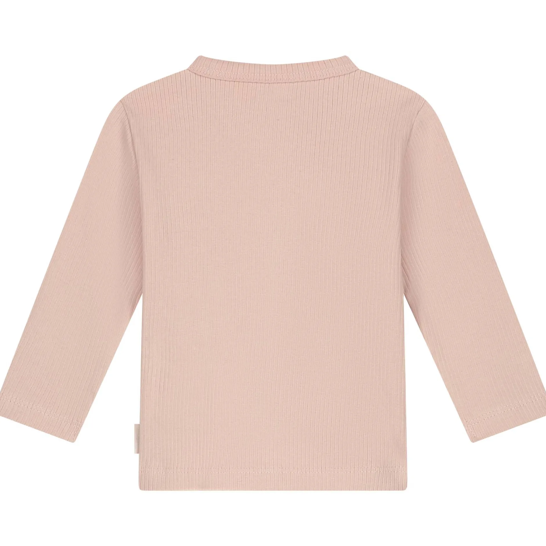 Shirts & Blouses|Shirts & Blouses*Prénatal newborn shirt rib lange mouwen effen roze Pink Shade