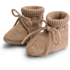 Schoenen & Slofjes|Schoenen & Slofjes*Prénatal newborn slofjes Pure  bruin Dark Sand Brown