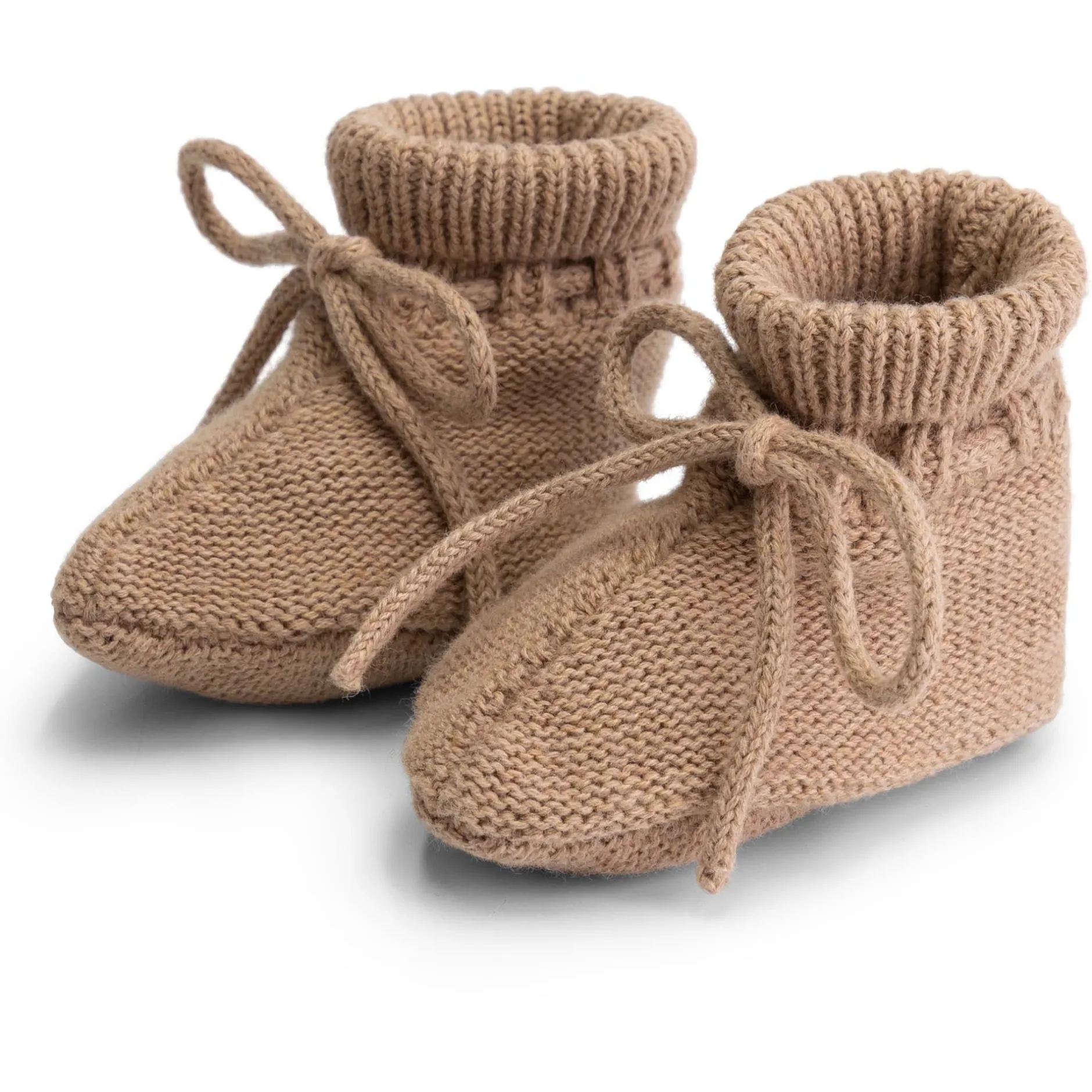 Schoenen & Slofjes|Schoenen & Slofjes*Prénatal newborn slofjes Pure bruin Dark Sand Brown