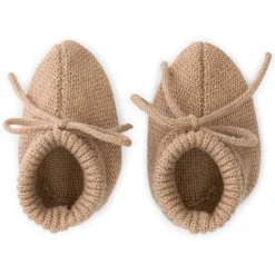 Schoenen & Slofjes|Schoenen & Slofjes*Prénatal newborn slofjes Pure  bruin Dark Sand Brown