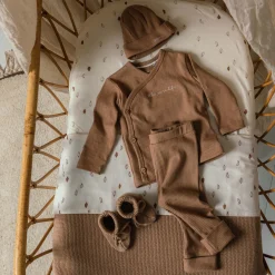Schoenen & Slofjes|Schoenen & Slofjes*Prénatal newborn slofjes Pure bruin Dark Sand Brown