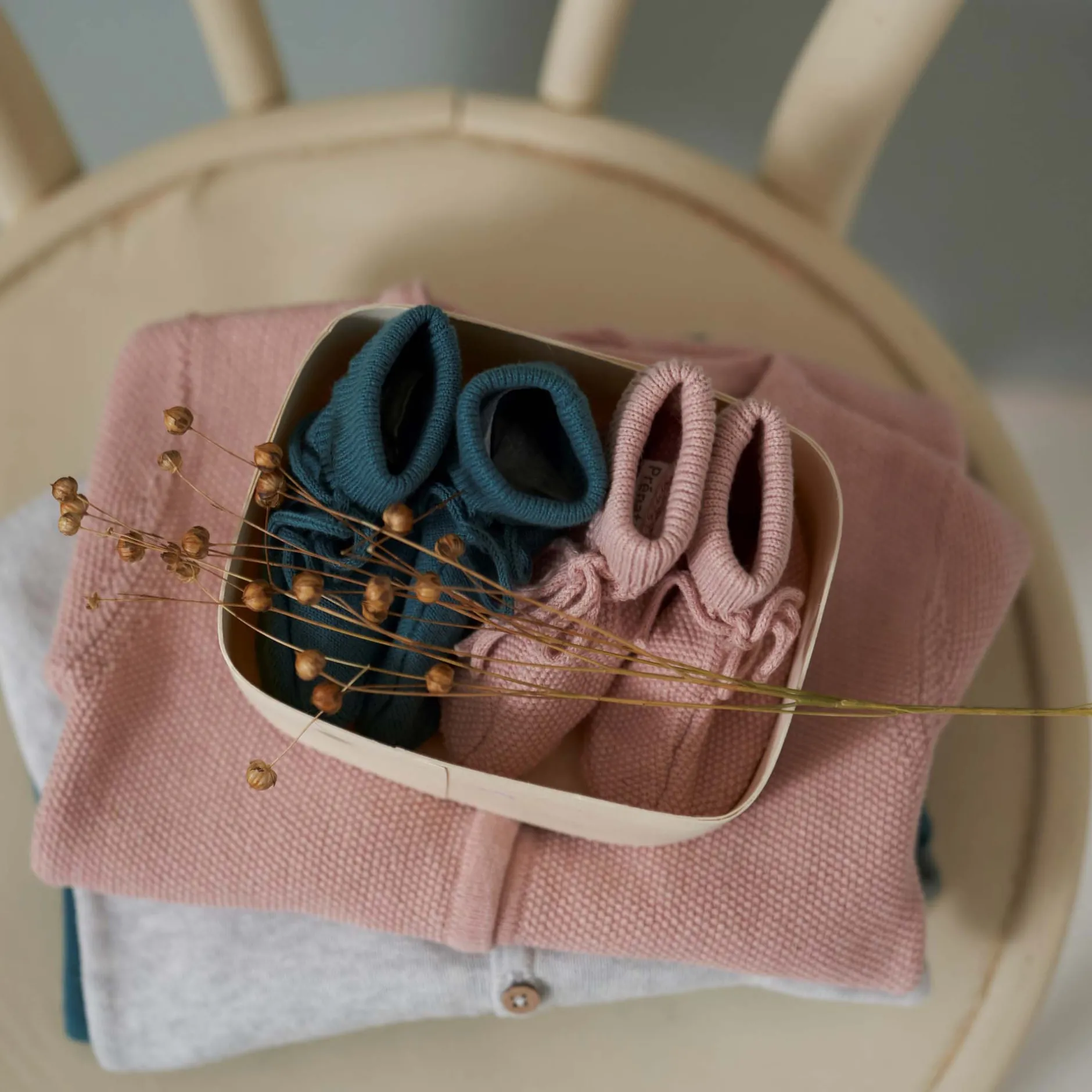 Schoenen & Slofjes|Slofjes & Schoenen*Prénatal newborn slofjes roze Pink Shade
