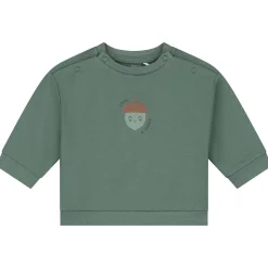 Truien & Vesten|Truien & Sweaters*Prénatal newborn sweater groen Light Forest Green