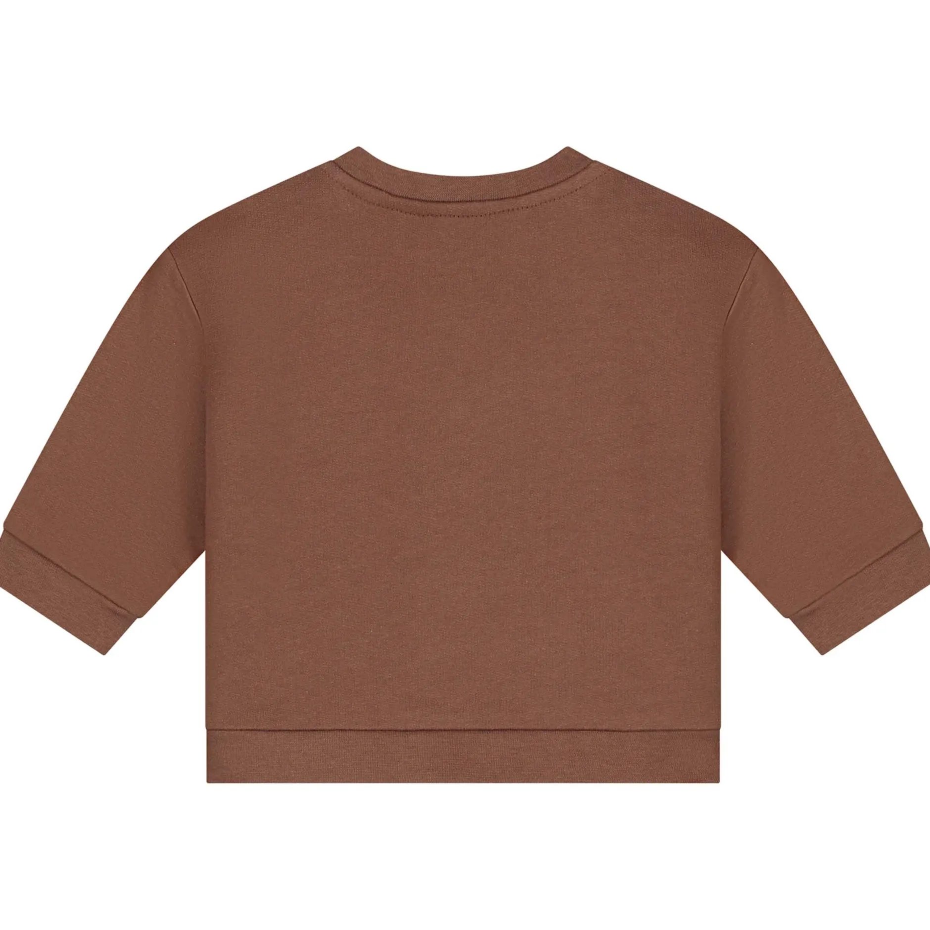 Truien & Vesten|Truien & Sweaters*Prénatal newborn sweater lange mouwen tekst bruin Brown