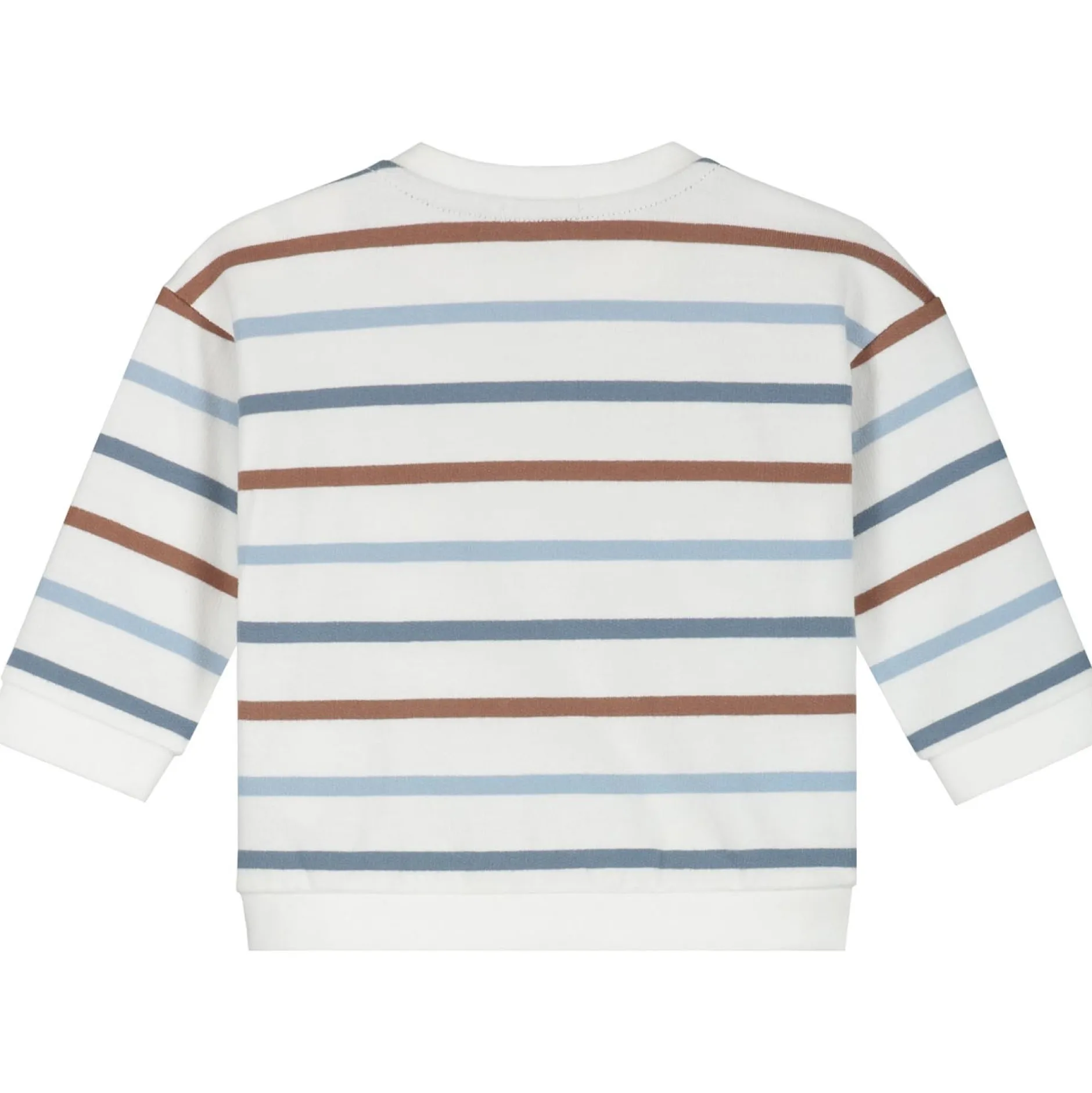 Truien & Vesten|Truien & Sweaters*Prénatal newborn sweater lange mouwen strepen multi Ivory White