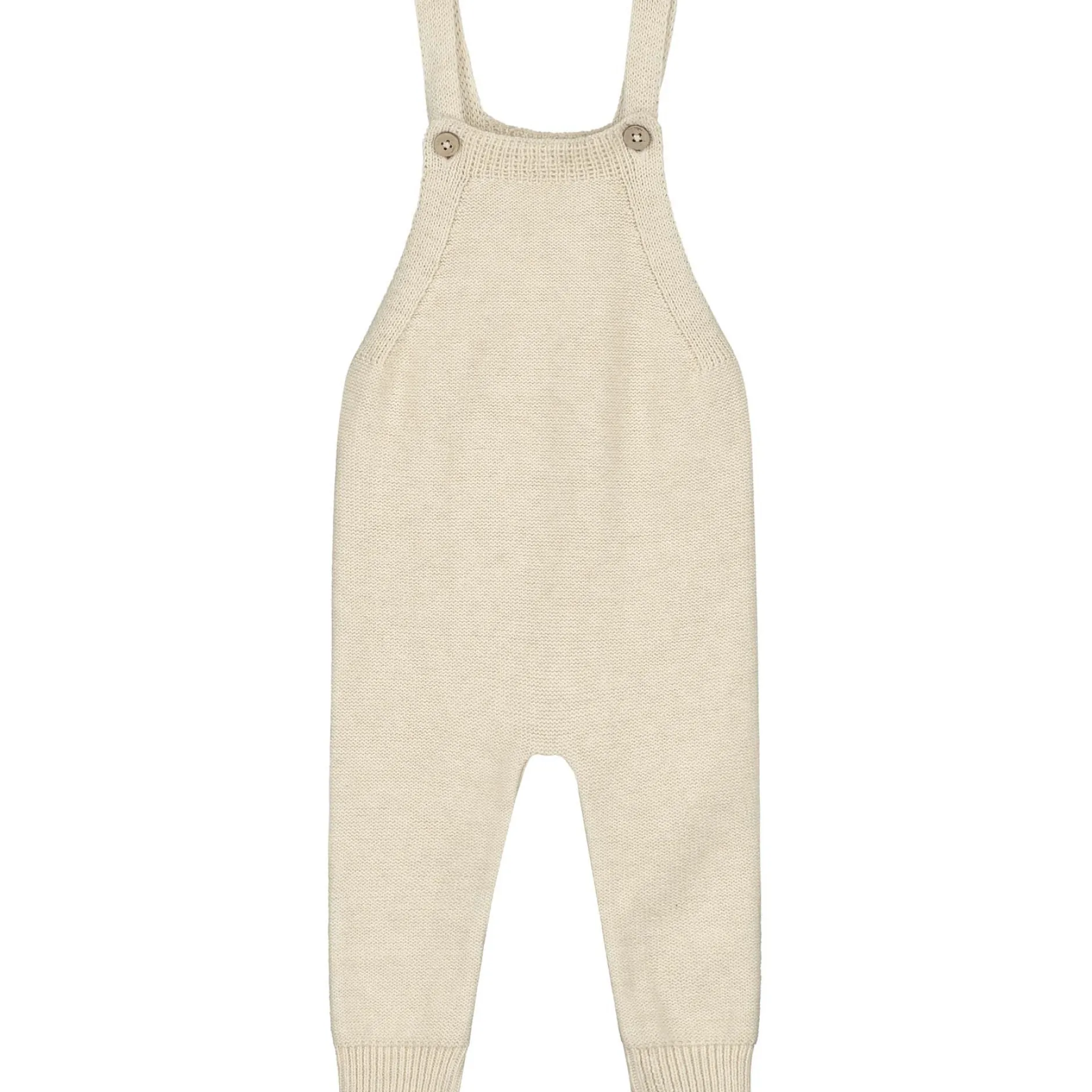 Boxpakjes|Boxpakjes & Jumpsuits*Prénatal newborn tuinbroek Pure mouwloos effen beige Dark Ecru Melange