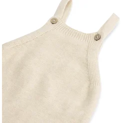 Boxpakjes|Boxpakjes & Jumpsuits*Prénatal newborn tuinbroek Pure mouwloos effen beige Dark Ecru Melange