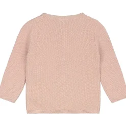 Truien & Vesten|Vesten*Prénatal newborn vest lange mouwen effen roze Pink Shade