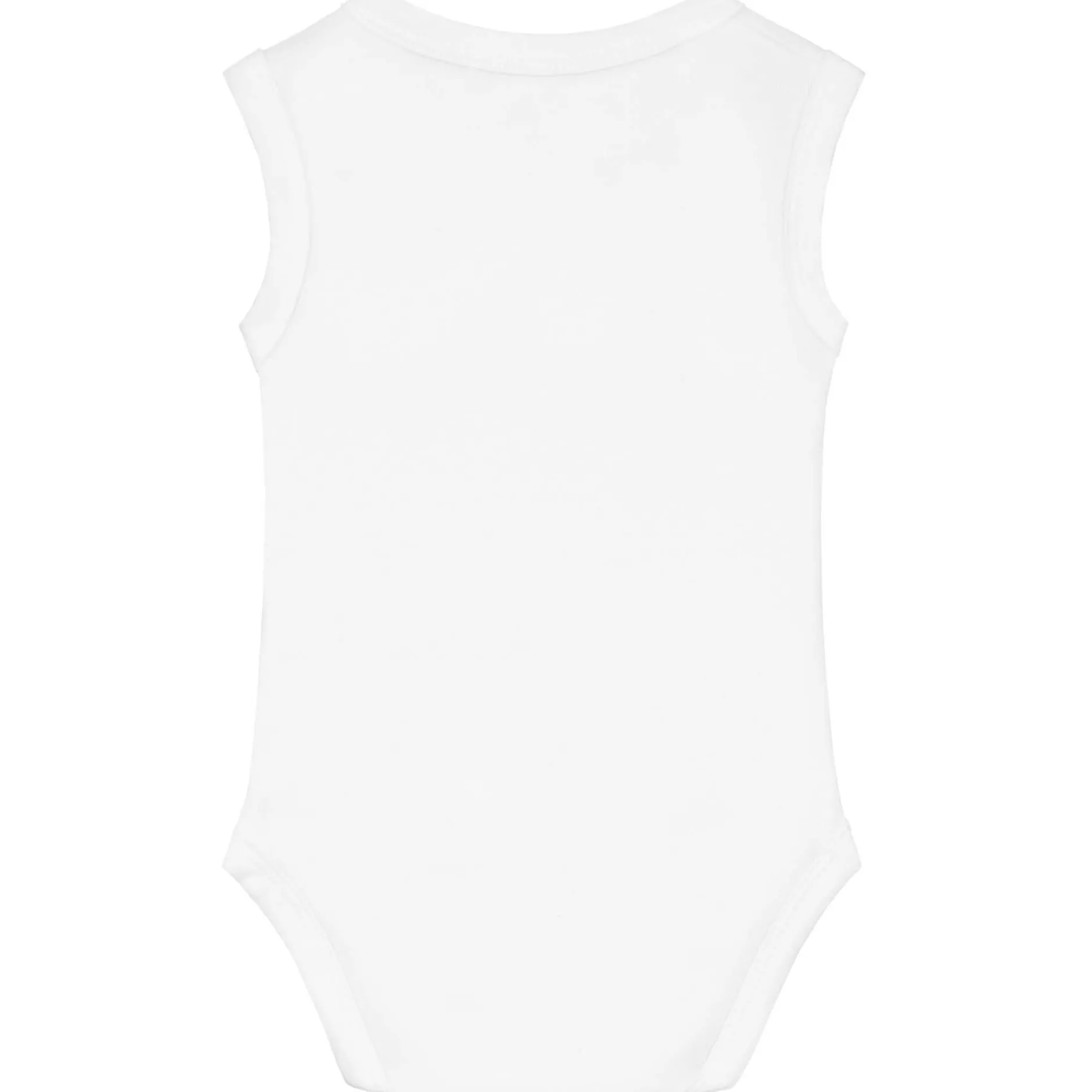 Rompers|Rompers*Prénatal overslag romper 2 stuks mouwloos effen wit White