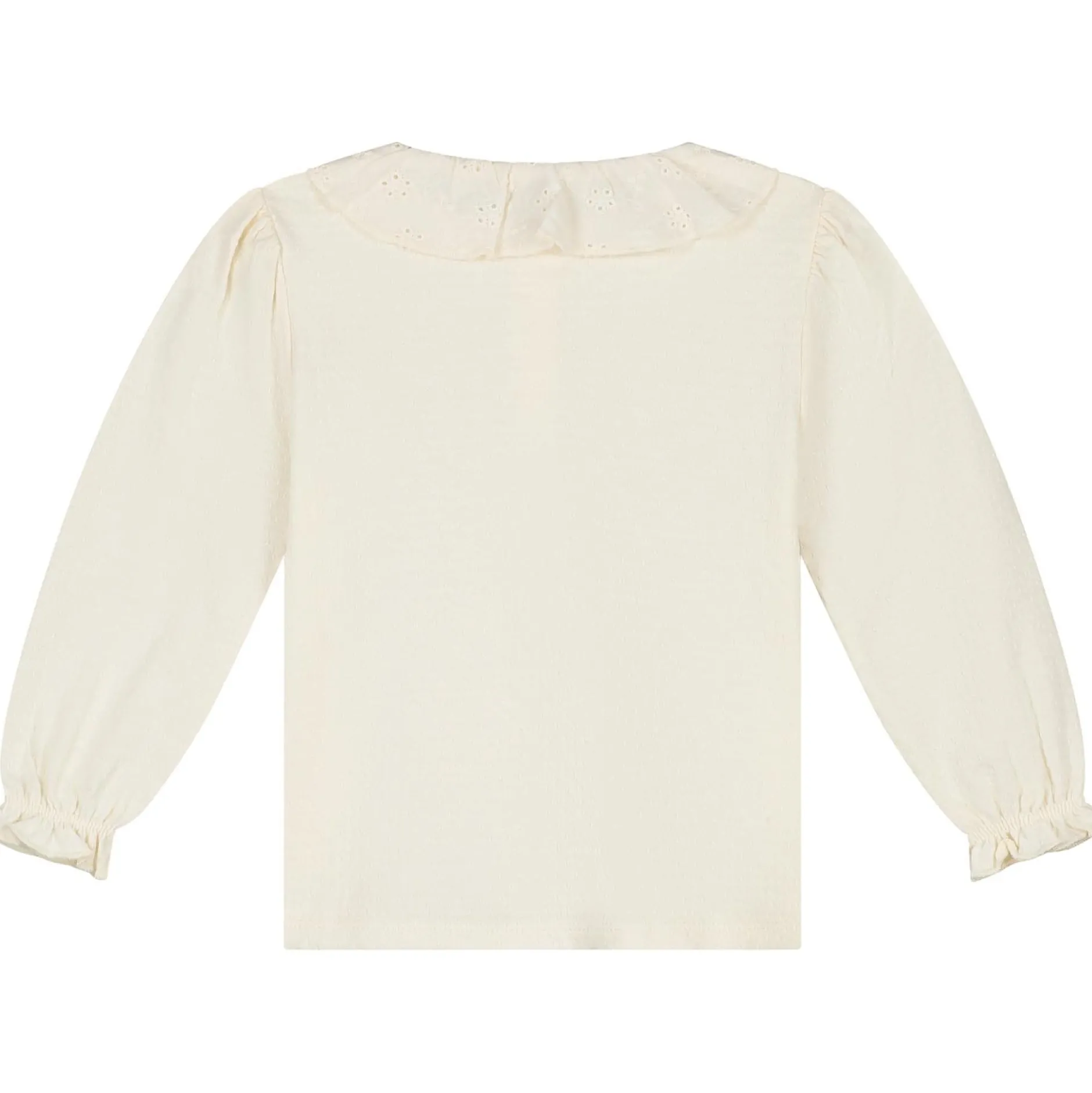 Shirts & Blouses|Shirts & Blouses*Prénatal peuter blouse lange mouwen effen wit Dark Off-White