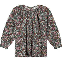 Shirts & Blouses|Shirts & Blouses*Prénatal peuter blouse lange mouwen bladeren multi Dark Bottle Green
