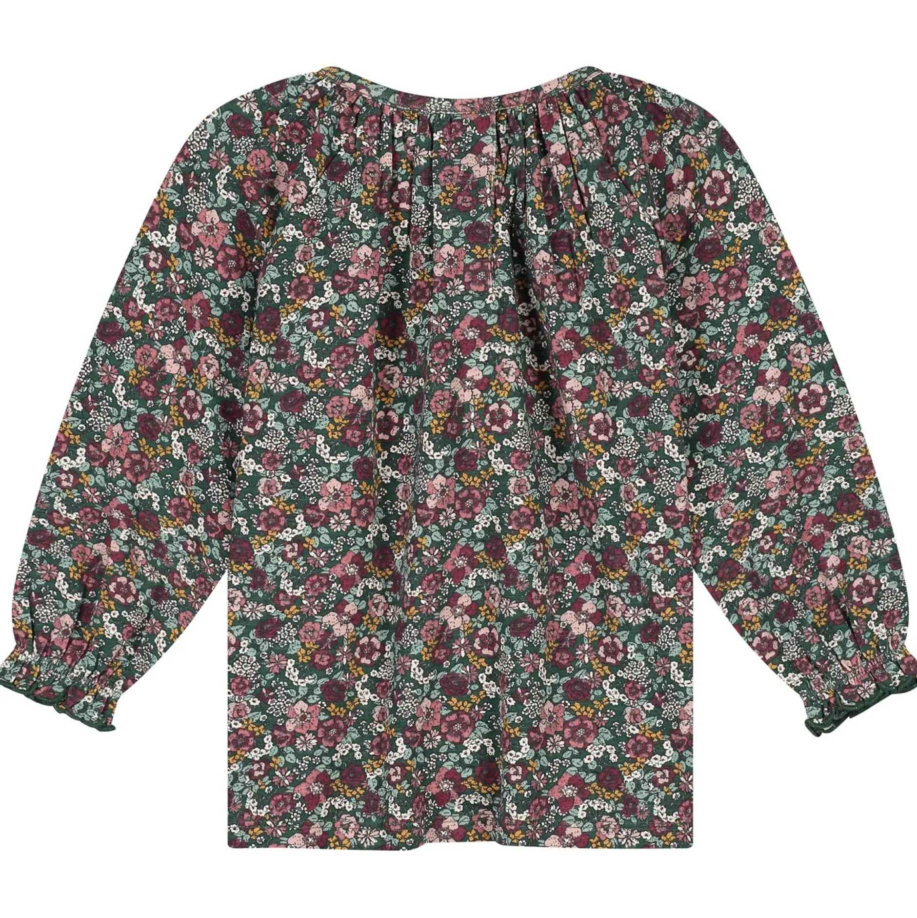 Shirts & Blouses|Shirts & Blouses*Prénatal peuter blouse lange mouwen bladeren multi Dark Bottle Green