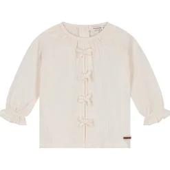Shirts & Blouses|Shirts & Blouses*Prénatal peuter blouse lange mouwen effen wit Dark Off-White