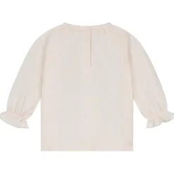 Shirts & Blouses|Shirts & Blouses*Prénatal peuter blouse lange mouwen effen wit Dark Off-White