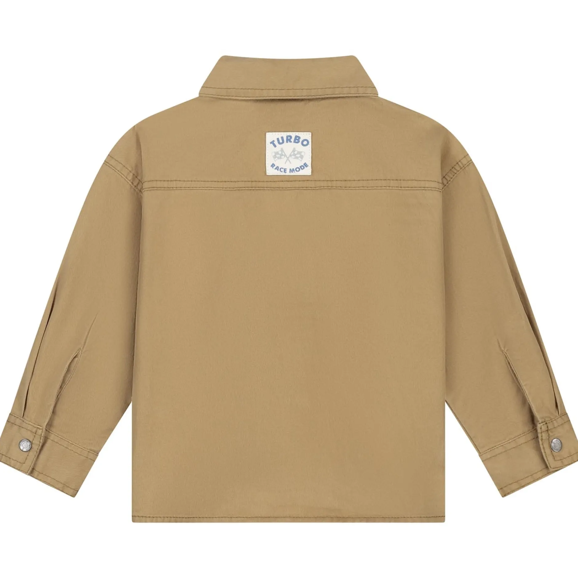 Shirts & Blouses|Shirts & Blouses*Prénatal peuter blouse lange mouwen effen bruin Dark Yellow Brown