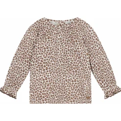 Shirts & Blouses|Shirts & Blouses*Prénatal peuter blouse lange mouwen dierenprint beige Dark Off-White