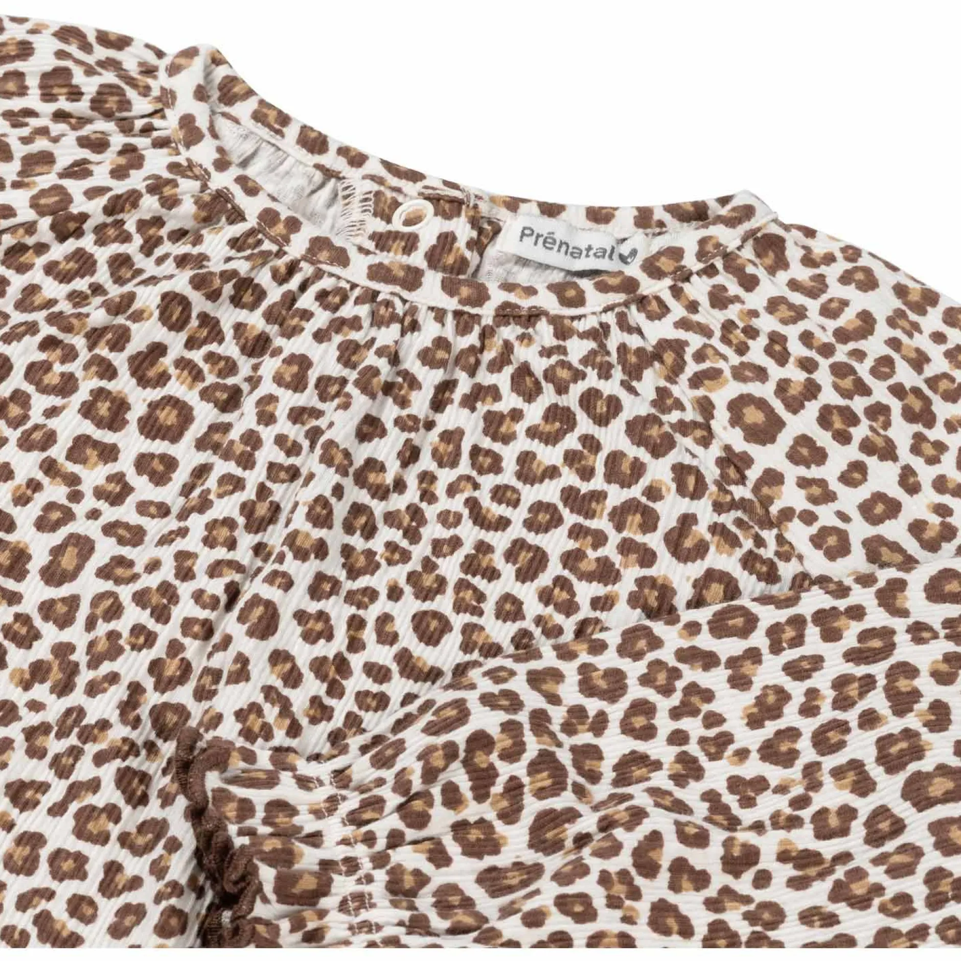 Shirts & Blouses|Shirts & Blouses*Prénatal peuter blouse lange mouwen dierenprint beige Dark Off-White