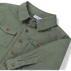 Shirts & Blouses|Shirts & Blouses*Prénatal peuter blouse lange mouwen effen groen Light Khaki Green