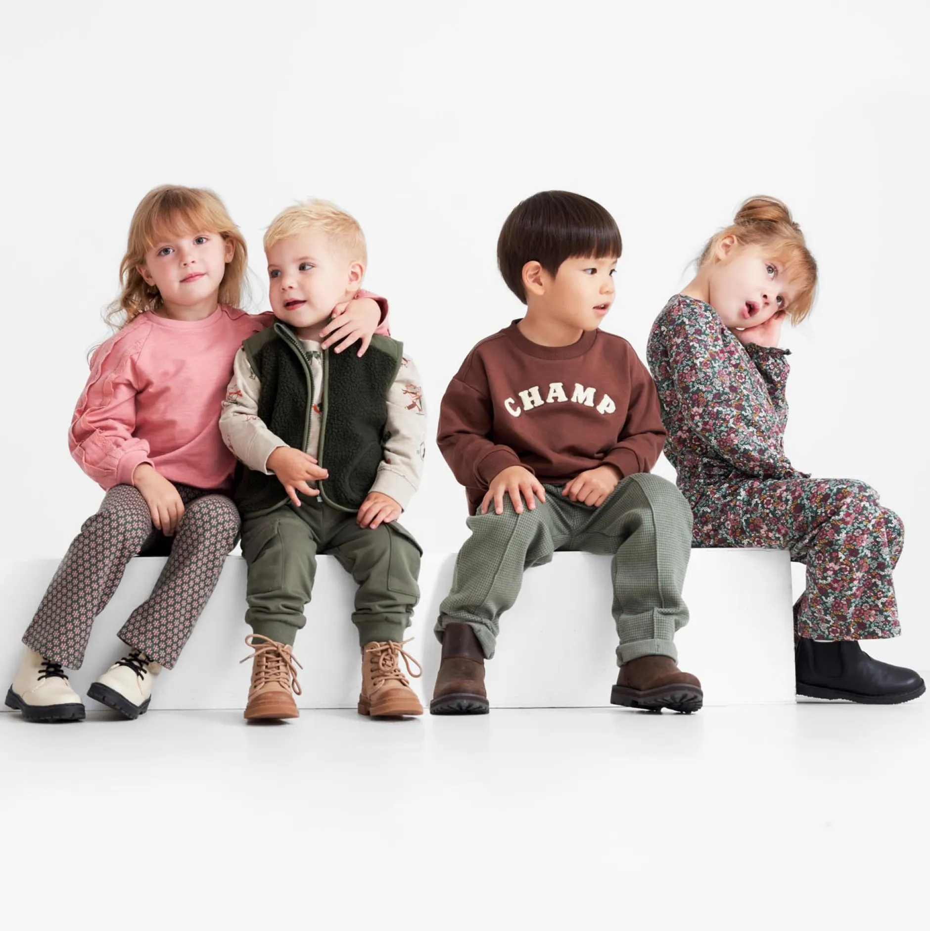 Broeken & Leggings|Broeken & Leggings*Prénatal peuter broek all over print multi Dark Bottle Green