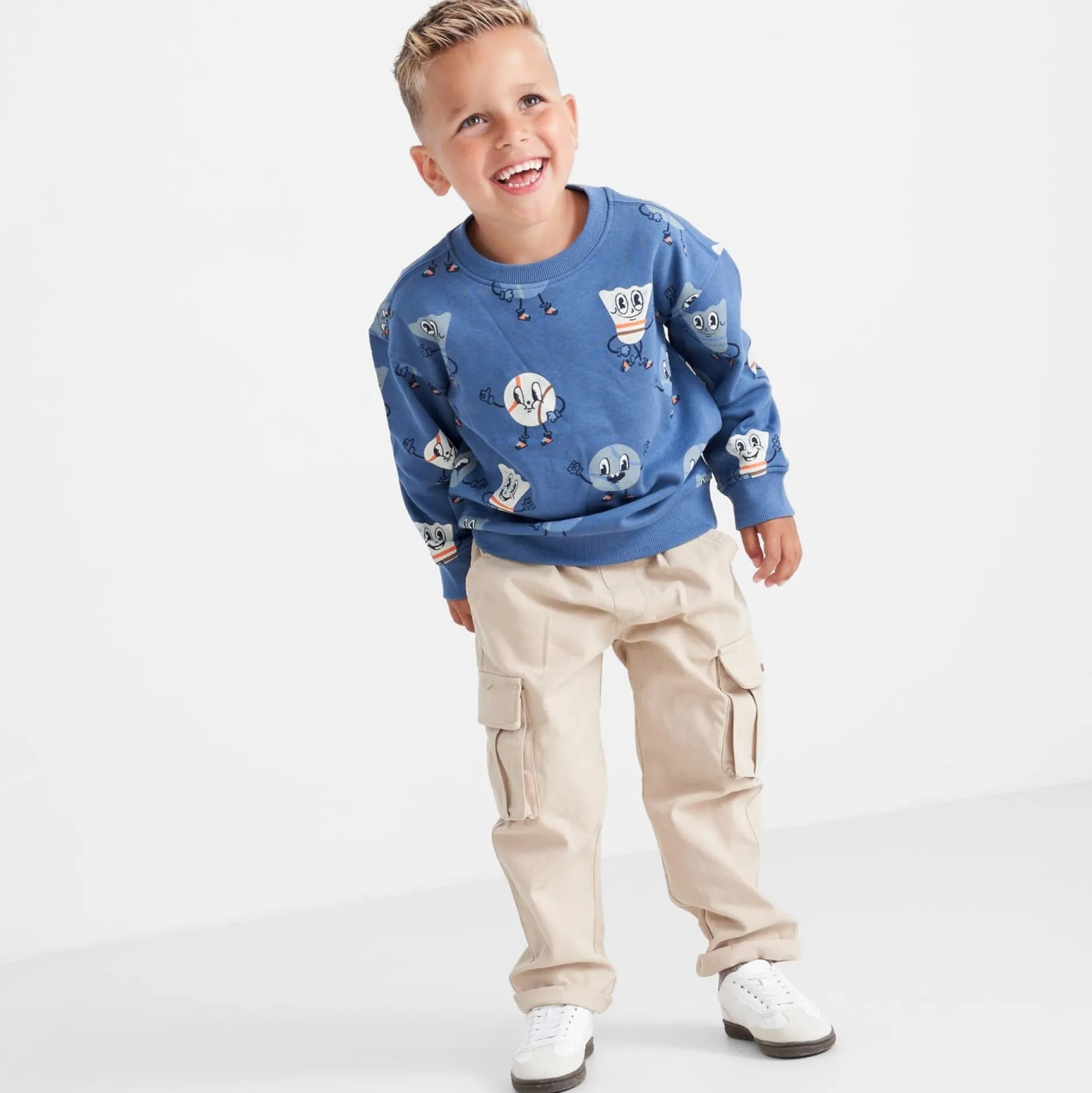 Broeken & Tuinbroeken|Broeken & Leggings*Prénatal peuter broek beige Light Khaki Green