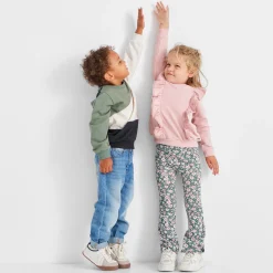 Broeken & Leggings|Broeken & Leggings*Prénatal peuter broek bloemen multi Dark Mint Green