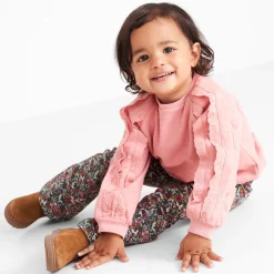 Broeken & Leggings|Broeken & Leggings*Prénatal peuter broek bloemen multi Dark Bottle Green