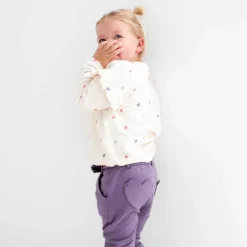 Broeken & Leggings|Broeken & Leggings*Prénatal peuter broek effen paars Grape Purple