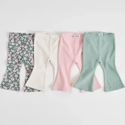 Broeken & Leggings|Broeken & Leggings*Prénatal peuter broek effen groen Dark Mint Green